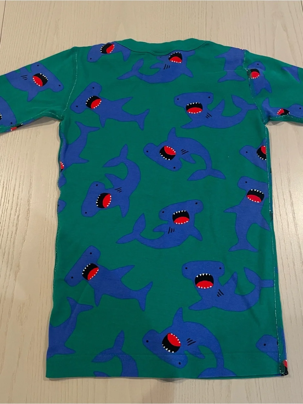 Hanna Andersson HannaJams Short John Pajama Set (Hammerheads Sharks) - 10 140